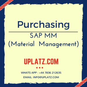 SAP MM Purchasing module training by Uplatz, SAP Material Management, Purchase