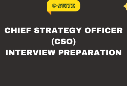 Chief Strategy Officer (CSO) Interview Preparation