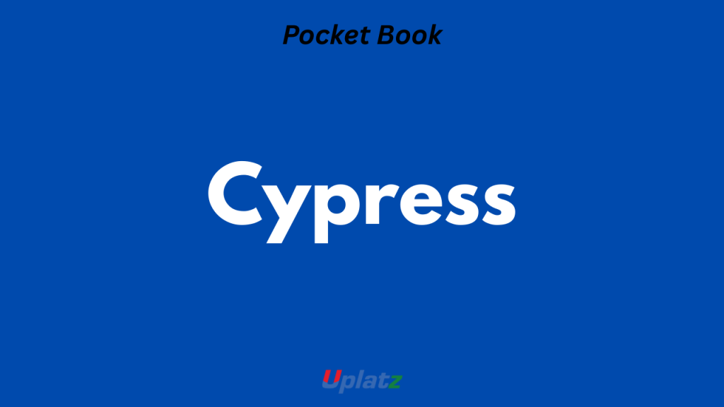 Cypress Pocket Book