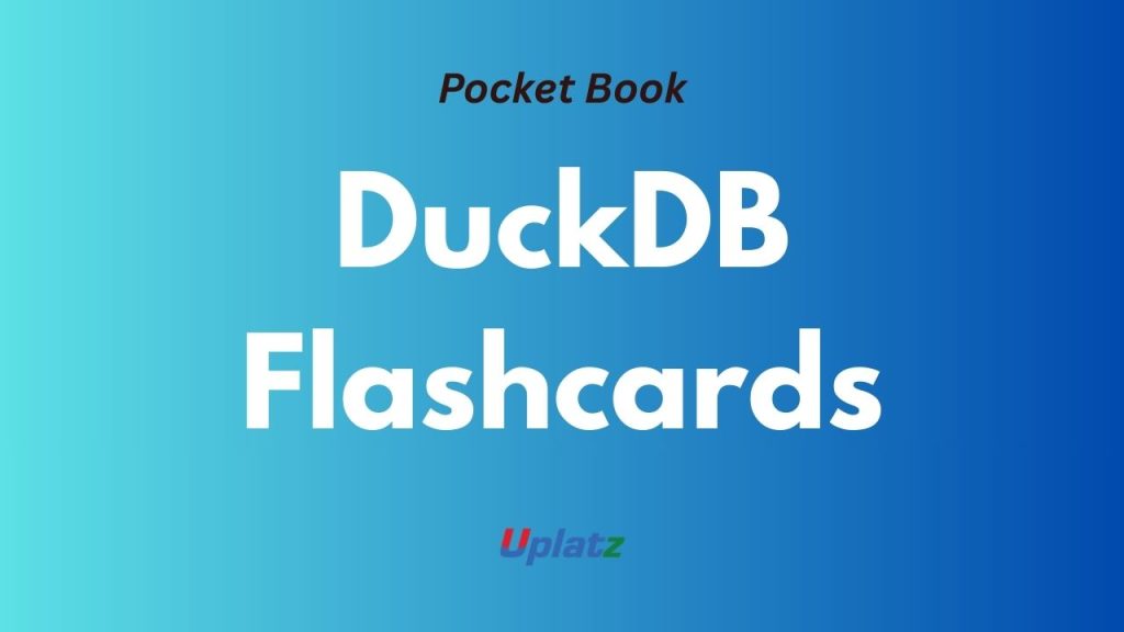 DuckDB flashcards cover image
