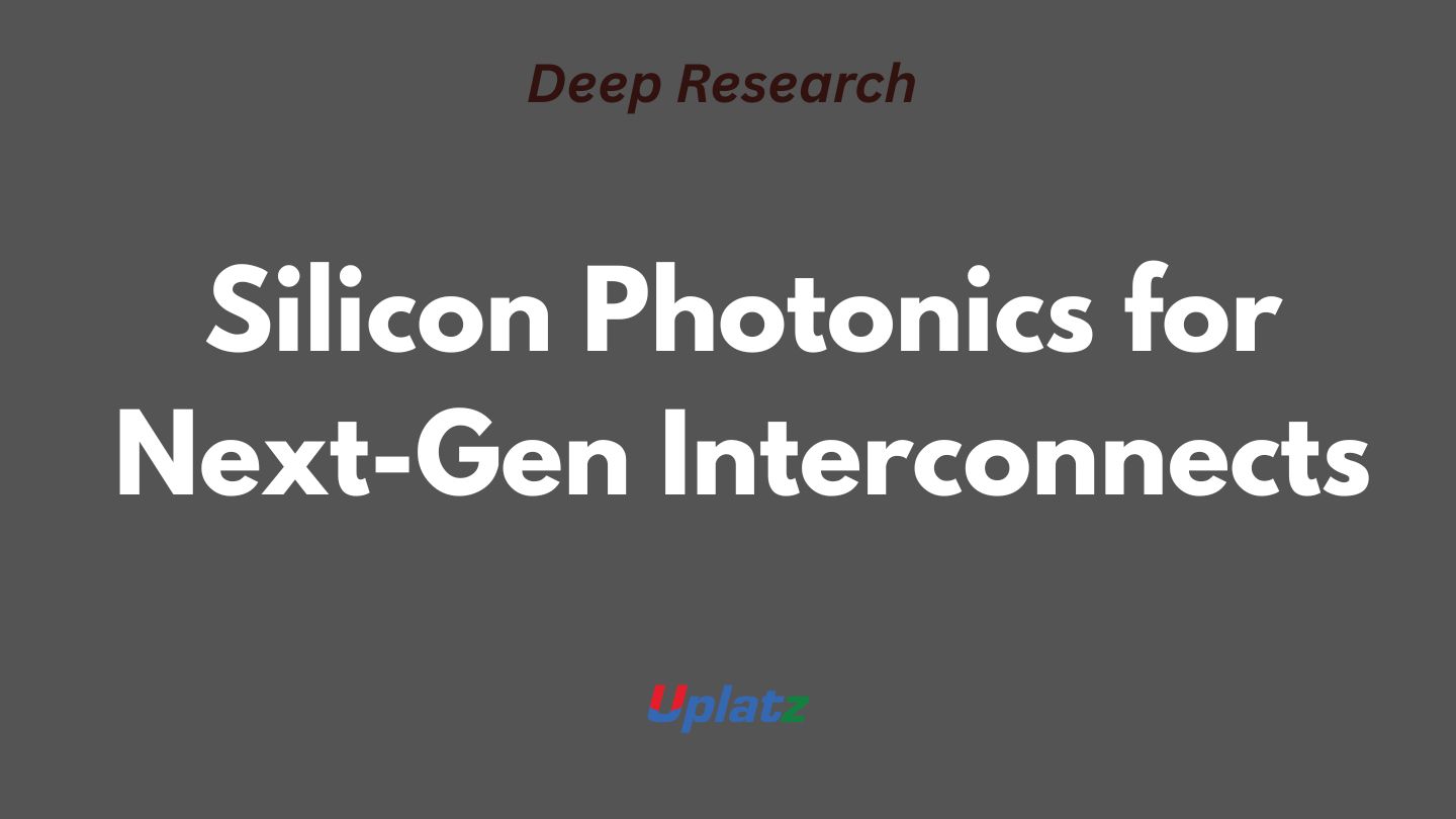 The Ascendancy of Light: Silicon Photonics as the Foundation for Next ...