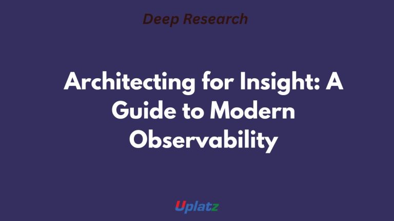 Architecting for Insight: A Comprehensive Analysis of Modern ...