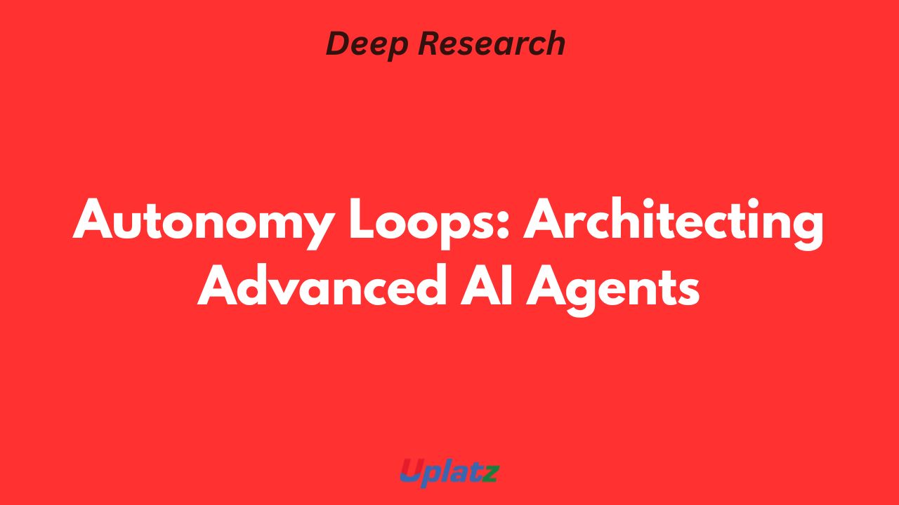 Autonomy Loops: Architectures of Reflection, Reasoning, and Safety in ...