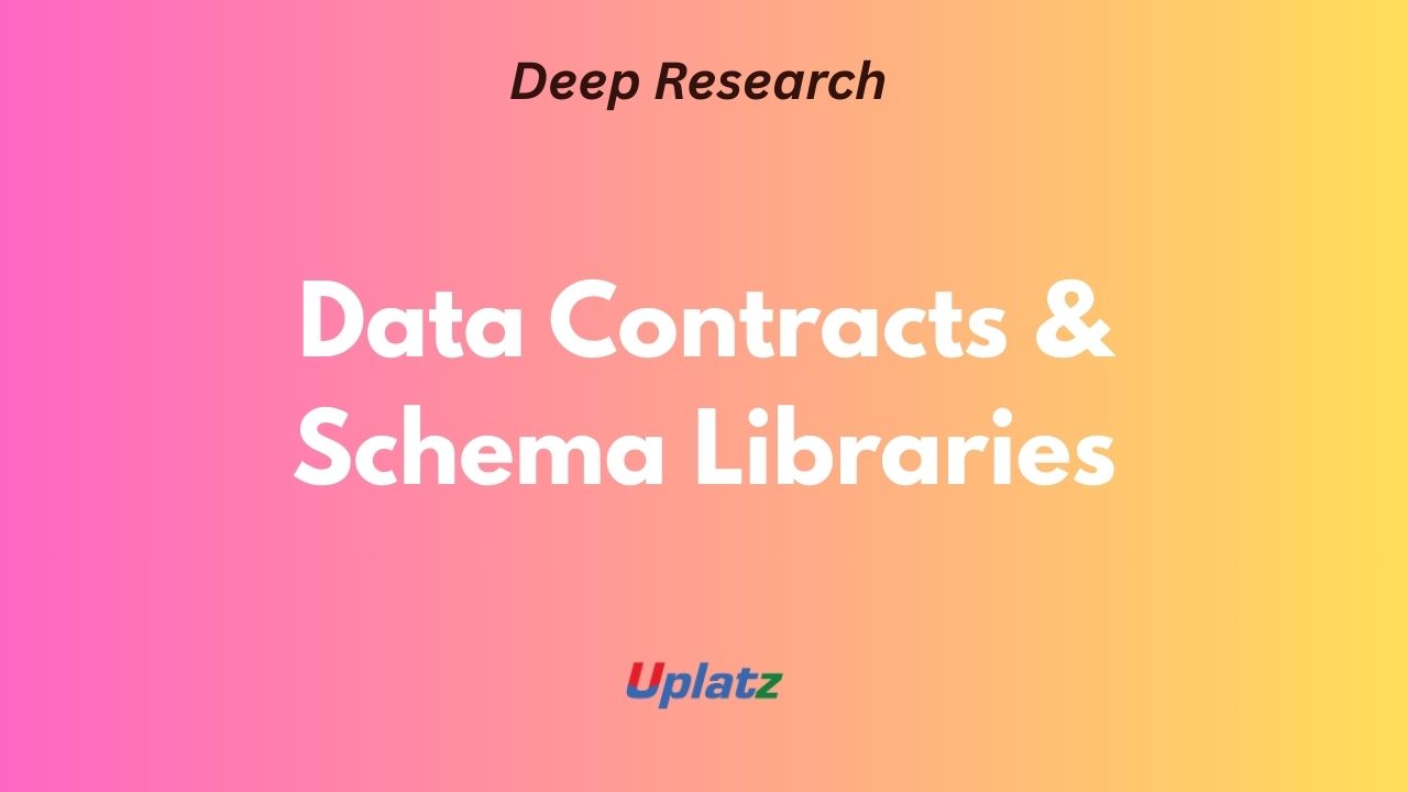 Architecting the Data Contract: A Blueprint for a Unified Schema ...